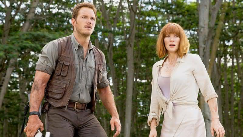 Chris Pratt e Bryce Dallas Howard em Jurassic World - Divulgação/Universal Pictures