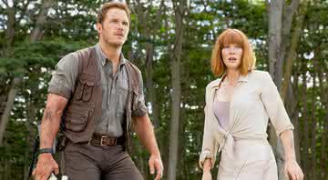 Chris Pratt e Bryce Dallas Howard em Jurassic World - Divulgação/Universal Pictures