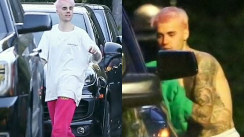 Justin Bieber é flagrado com visual novo - YouTube