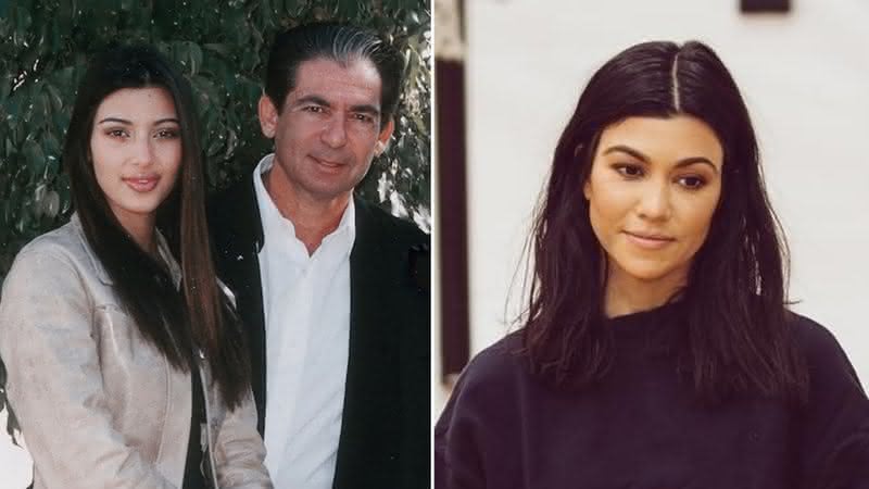 Kim e Kourtney publicaram homenagens ao pai, Robert Kardashian, em suas redes sociais - Reprodução/Instagram