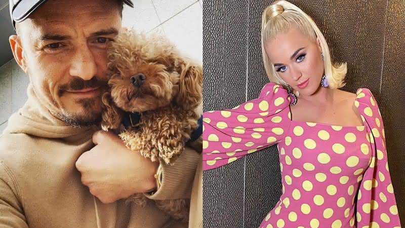 Orlando Bloom e Katy Perry em cliques nas redes sociais - Instagram