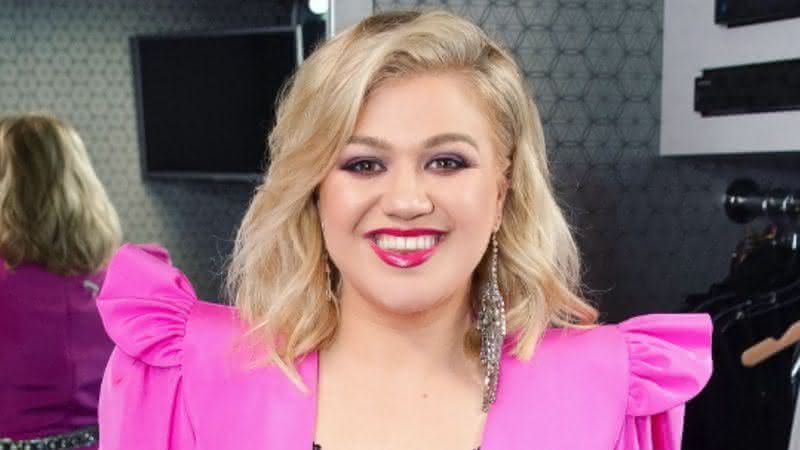 Kelly Clarkson nos bastidores de seu programa - Instagram