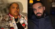 Kevin O Chris e Drake em fotos publicadas em seus perfis do Instagram - Instagram