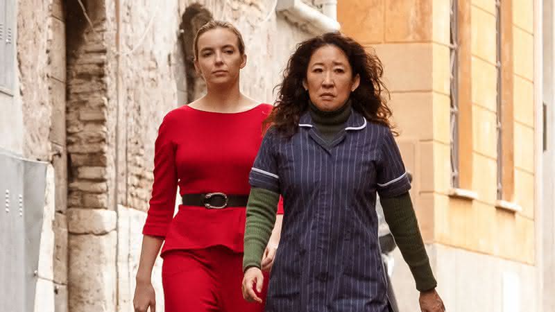 Sandra Oh e Jodie Comer em Killing Eve - BBC America