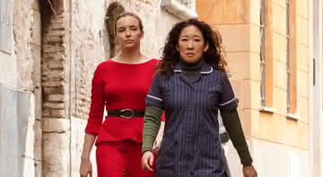 Sandra Oh e Jodie Comer em Killing Eve - BBC America