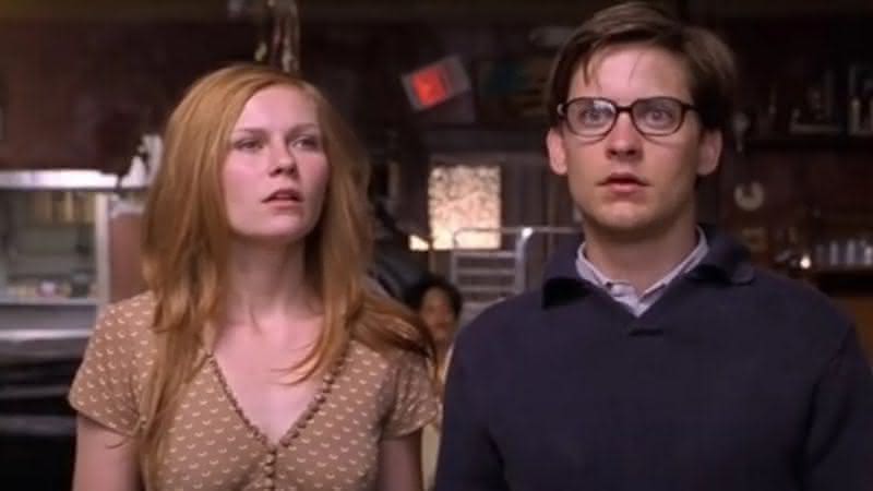 Kirsten Dunst e Tobey Maguire em "Homem-Aranha" - (Divulgação/Sony Pictures)