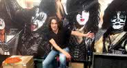 Paul Stanley nos bastidores da turnê End Of The Road Tour - Reprodução/Instagram