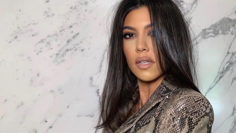 Kourtney Kardashian em foto publicada em seu perfil - Instagram