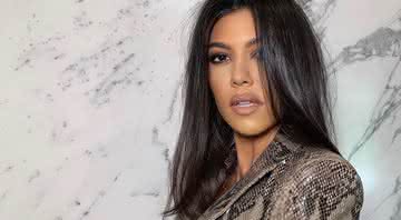 Kourtney Kardashian em foto publicada em seu perfil - Instagram