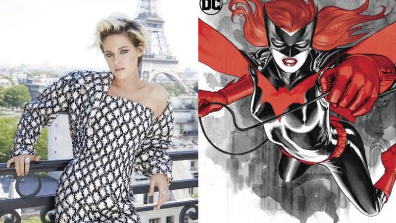 Kristen Stewart e Batwoman, de Greg Rucka - Reprodução/Instagram/DC Comics