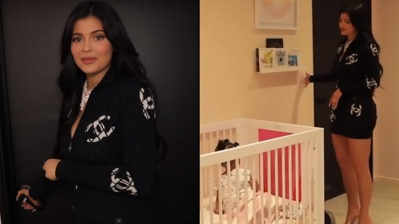 Kylie Jenner no trecho em que canta Rise And Shine para filha - YouTube