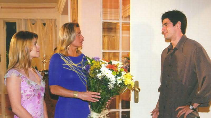 Carolina Dieckmann, Vera Fischer e Reynaldo Gianecchini em Laços de Família - Roberto Steinberger/Globo