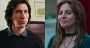 Adam Driver em História de um Casamento e Lady Gaga em Nasce Uma Estrela - Reprodução/Netflix/Warner Bros.