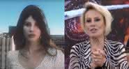 Lana Del Rey em Doin' Time e Ana Maria Braga no Mais Você - Reprodução/YouTube/Globo