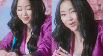 Lana Condor em vídeo divulgado pela Netflix - Instagram