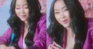 Lana Condor em vídeo divulgado pela Netflix - Instagram