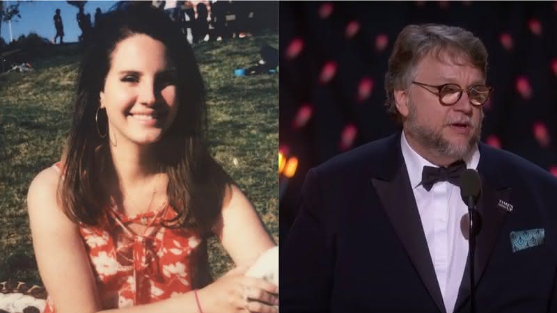 Lana Del Rey e Guillermo del Toro. Reprodução/Instagram/YouTube