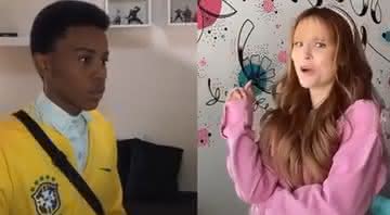 Jean Paulo e Larissa Manoela em vídeo sobre Carossel - Tik Tok