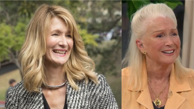 Laura Dern em Big Little Lies ao lado de Diane Ladd em entrevista - HBO/Youtube