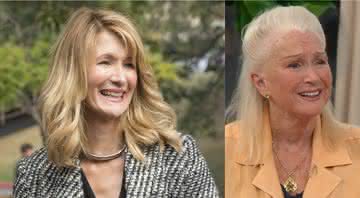 Laura Dern em Big Little Lies ao lado de Diane Ladd em entrevista - HBO/Youtube