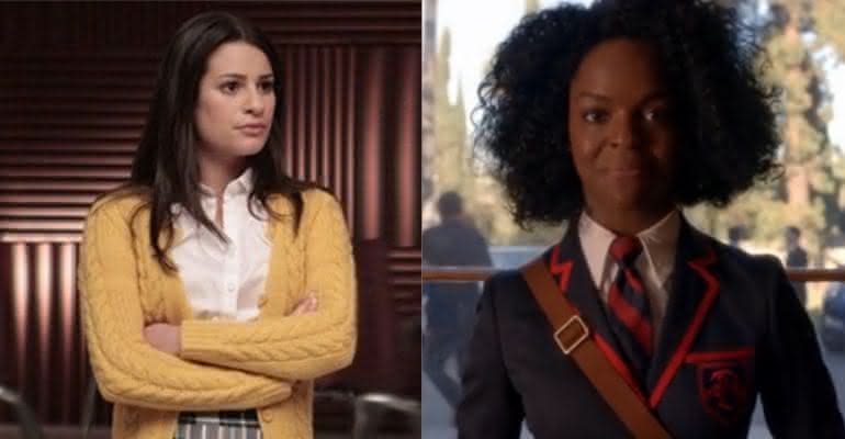 Lea Michele e Samantha Ware contracenaram na sexta e última temporada de Glee - Divulgação/FOX