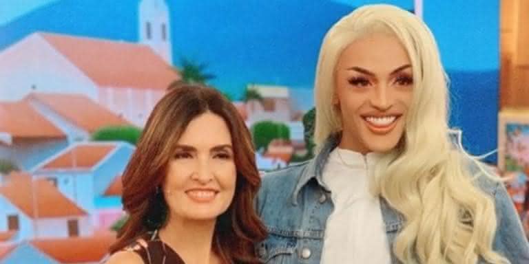 Pabllo Vittar e Fátima Bernardes no programa 'Encontro' - Reprodução/Instagram