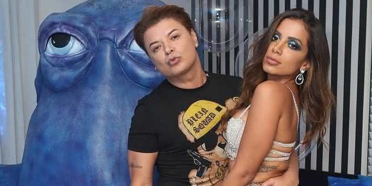 David Brazil e Anitta na festa de aniversário da cantora - Reprodução Instagram