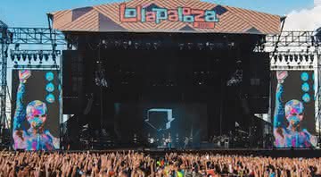 Palco do Lollapalooza Brasil, em São Paulo  - Reprodução/Instagram