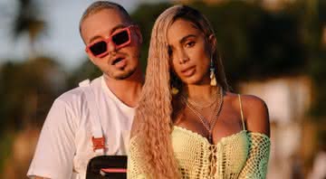 Anitta e J Balvin em 'Bola Rebola' - Reprodução Instagram