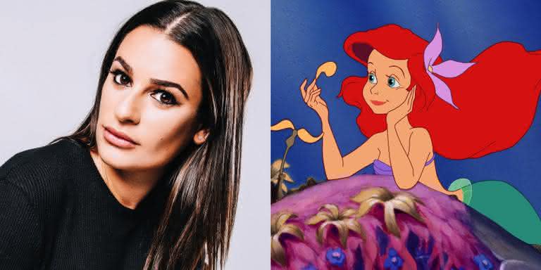 Lea Michele fará voz de Ariel em performance ao vivo - Reprodução