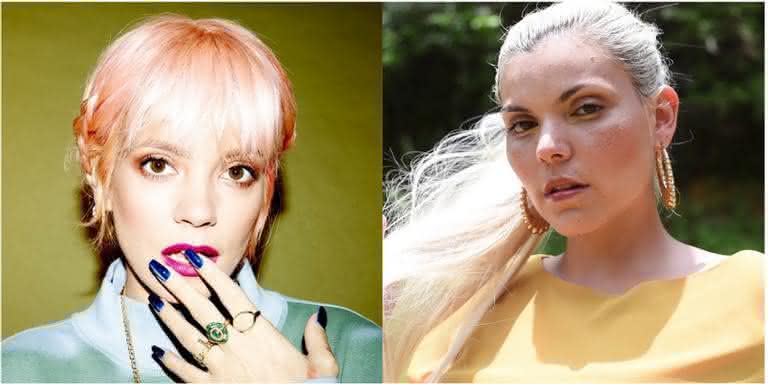 Lily Allen e Duda Beat - Reprodução