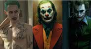 Jared Leto, Joaquin Phoenix e Heath Ledger como o Coringa - Divulgação/Warner Bros Pictures