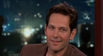 Paul Rudd no programa 'Jimmy Kimmel Live' - Reprodução