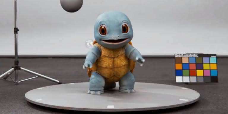 O Pokémon Squirtle em cena do filme 'Detetive Pikachu' - Reprodução/YouTube