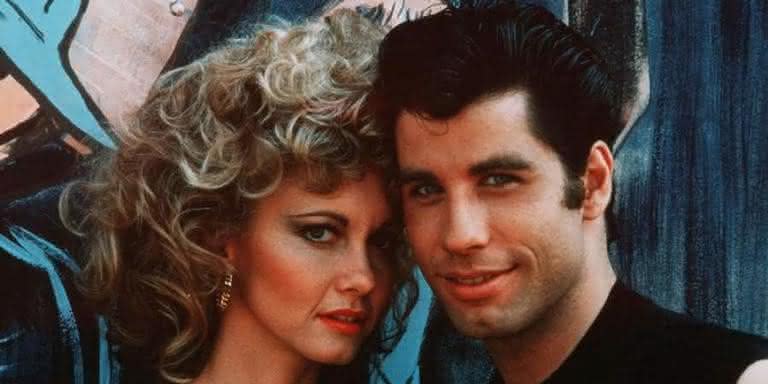 Olivia Newton-John e John Travolta em 'Grease' - Divulgação