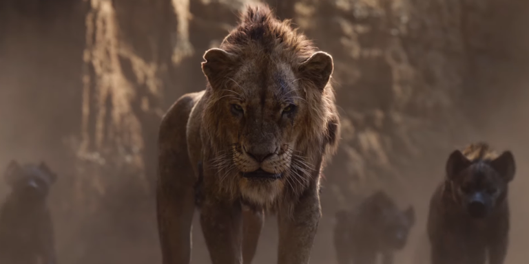 Scar e as hienas no trailer de 'O Rei Leão' - Reprodução/Disney