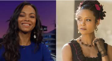 As atrizes Zoe Saldana e Thandie Newton - Reprodução/Montagem