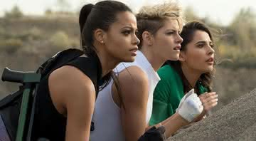 Naomi Scott, Kristen Stewart e Ella Balinska - Divulgação/Sony