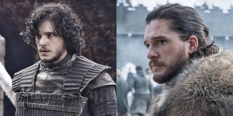 Antes e depois dos personagens principais de 'Game of Thrones' - Reprodução/HBO