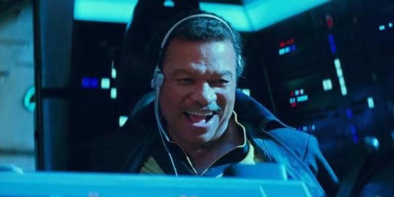 Lando Calrissian no trailer 'Star Wars: The Rise of Skywalker' - Divulgação Lucasfilm