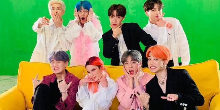 BTS e Halsey - Reprodução/Instagram