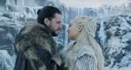 Kit Harington e Emilia Clarke em cena da oitava temporada de 'Game of Thrones' - Reprodução/HBO