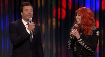 Jimmy Fallon e Cher - Reprodução