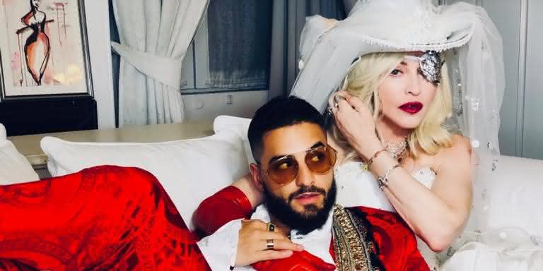 Madonna e Maluma em imagem de divulgação de 'Medellín' - Divulgação/Universal Music