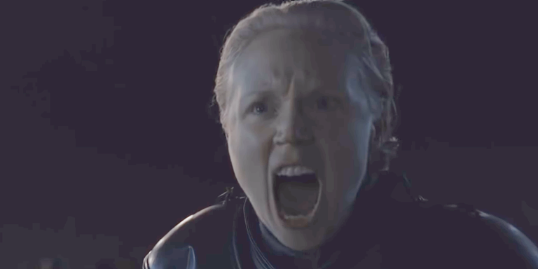 Brienne na prévia do terceiro episódio. - Reprodução