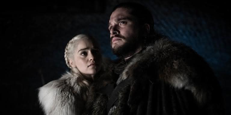 Jon e Daenerys no segundo episódio da oitava temporada de 'Game of Thrones'. - Divulgação/HBO