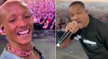 Jaden Smith e Will Smith no Coachella 2019 - Reprodução/Instagram