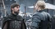 Jaime Lannister e Brienne de Tarth - Divulgação/HBO