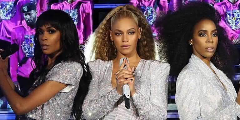 Reunião das Destiny's Child no festival Coachella durante show da Beyoncé, em 2018. - Reprodução/Instagram