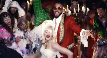 Madonna e Maluma no clipe de 'Medellín' - Reprodução/YouTube